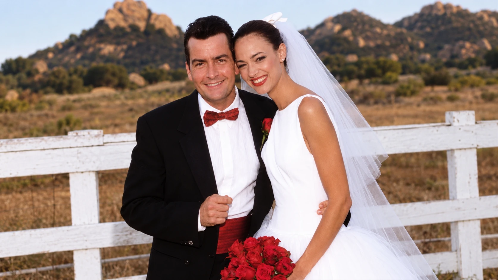 Their September 1995 wedding - donna peele