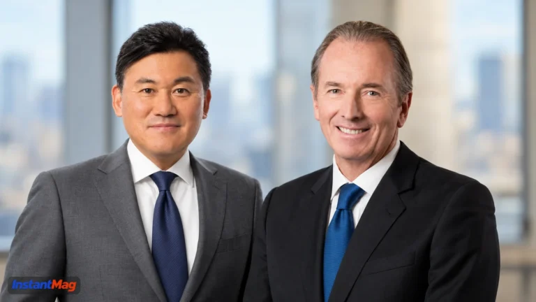hiroshi mikitani and james gorman